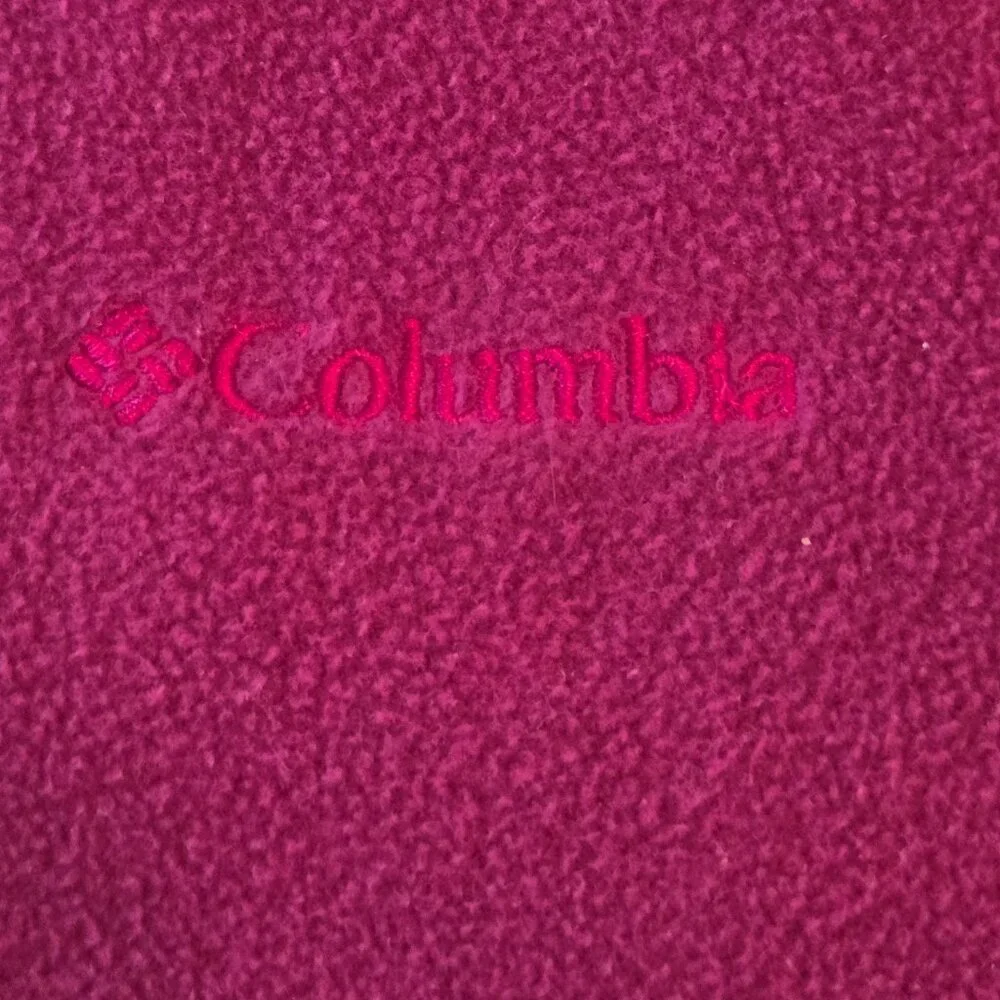 Columbia Women’s Full Zip Fleece Jacket, Plum/Magenta, Women's 2X